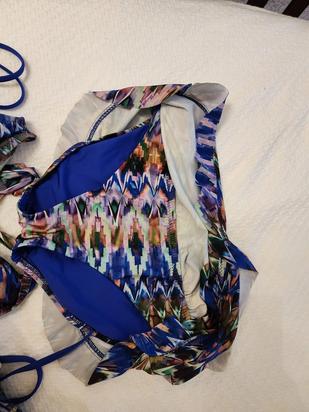 Becca By Rebecca Virtue Three-piece Bikini Set D Top M Bottoms